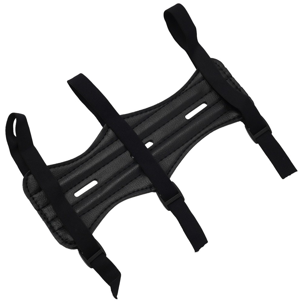 Extended Leather Guard for Bow Gear Practical Hole Design for Efficiency