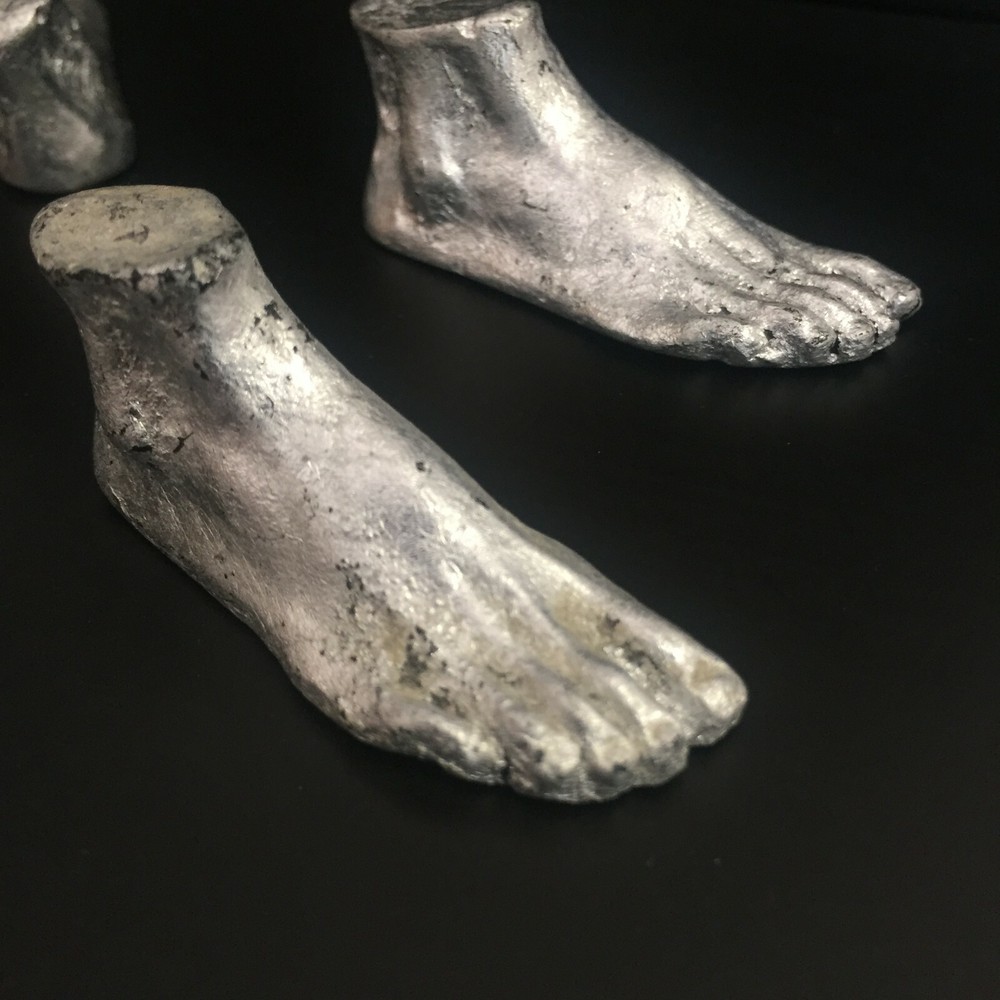 Podiatrist Foot Silver Candle Holder