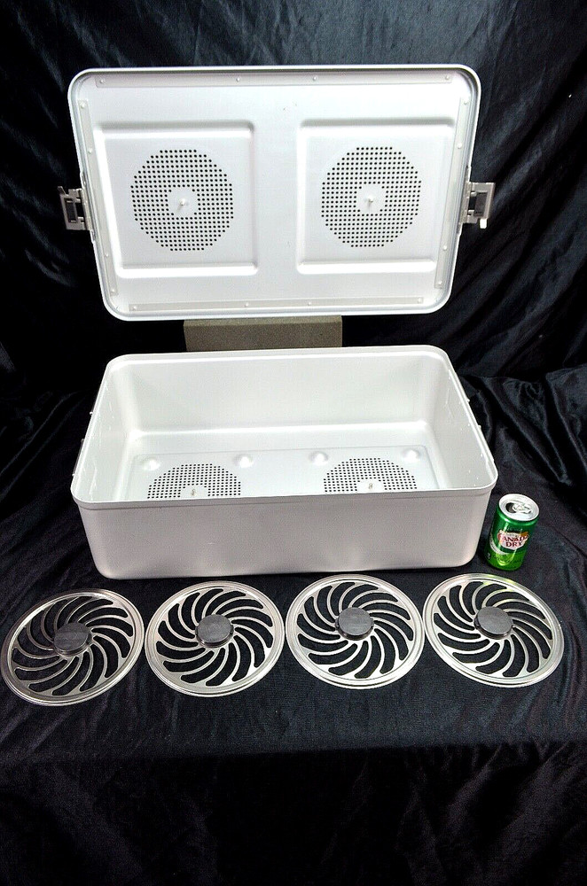 Aesculap JN821 Extra Long Size Sterile Container System With Lid Plus Retainers