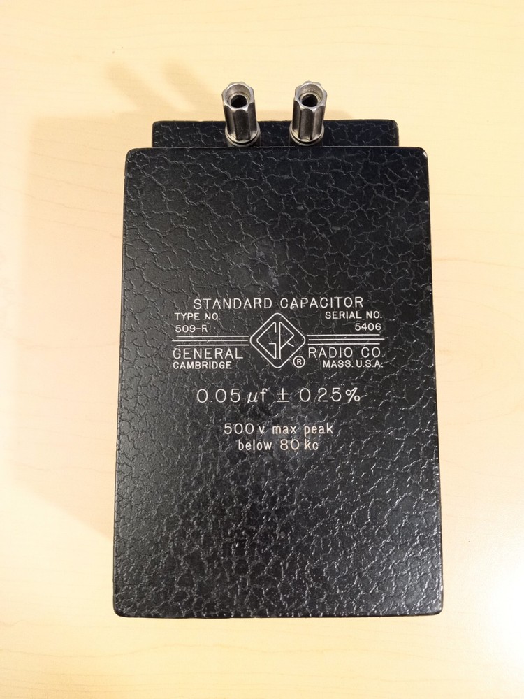 General Radio Standard Capacitor Type 509-R  0.05uF  0.25%