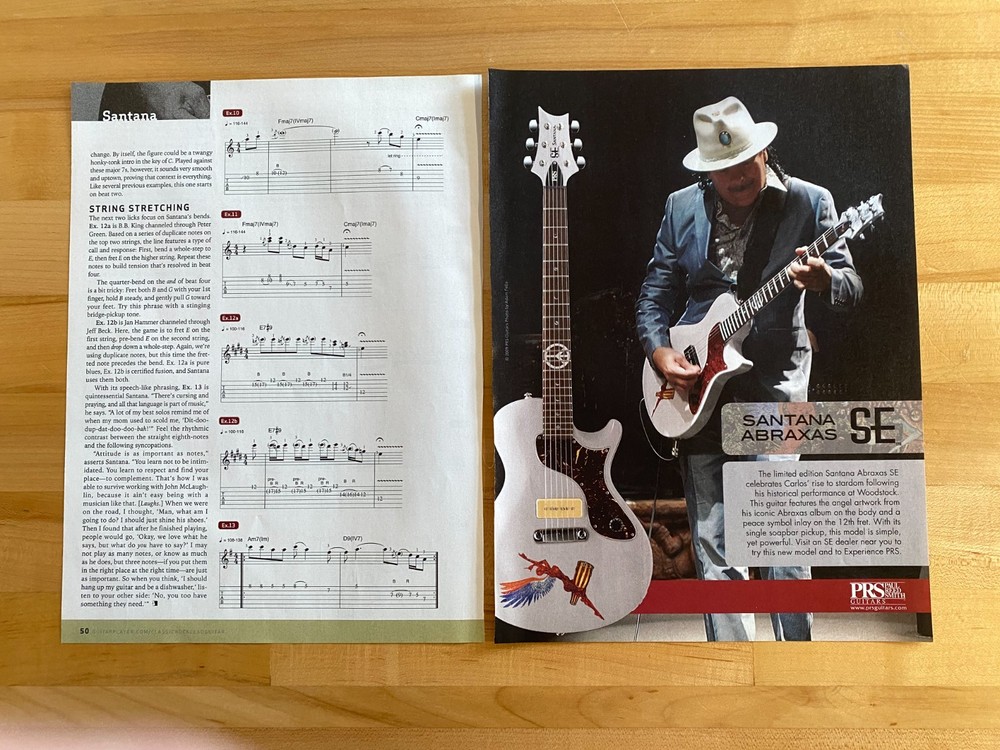2009 Print Article Pics Carlos Santana Lines