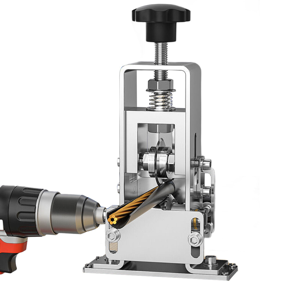 Manual Electric Wire Stripping Machine Cable Stripper Crank Scrap Copper Cutter
