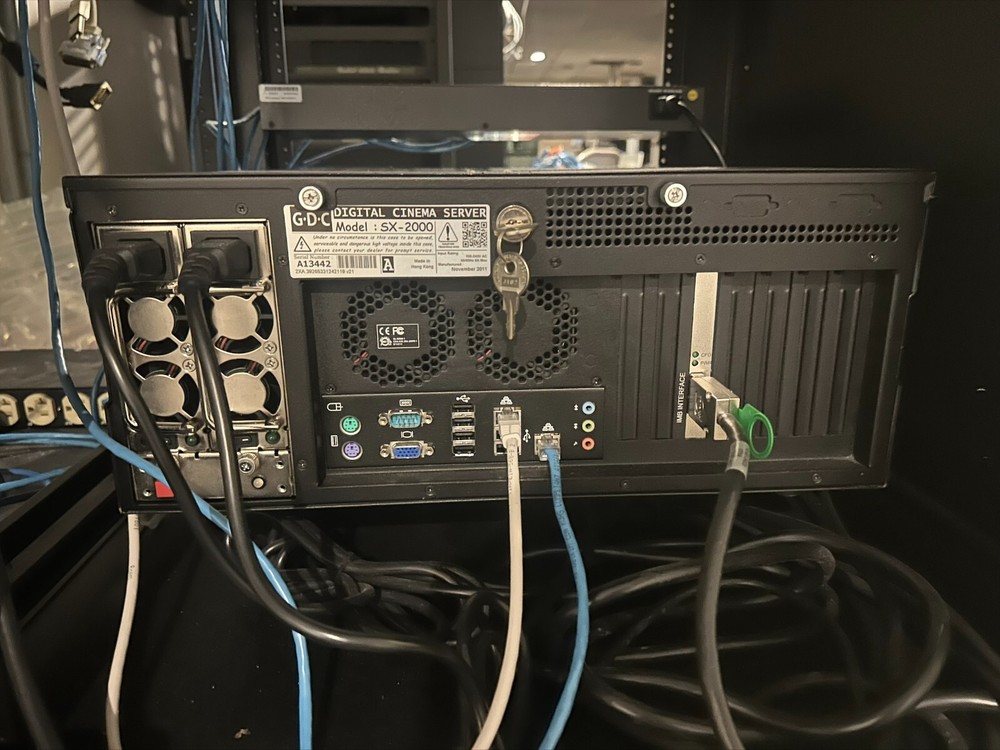 GDC digital cinema server DCI SX2000