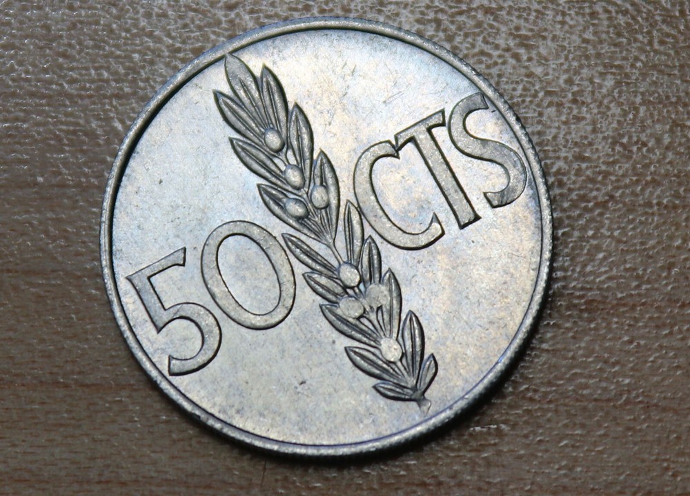 1966 71 Spain 50 Centimos