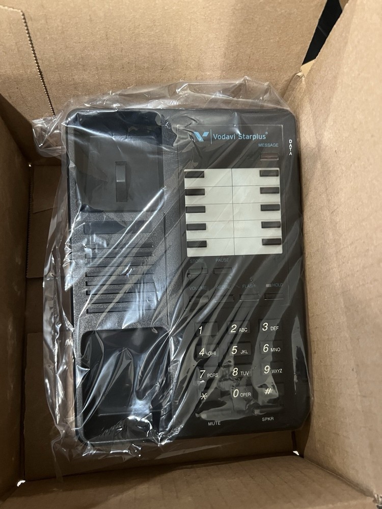 Vodavi Starplus 2802-00 Single-Line Speakerphone (Black) - Refurbished