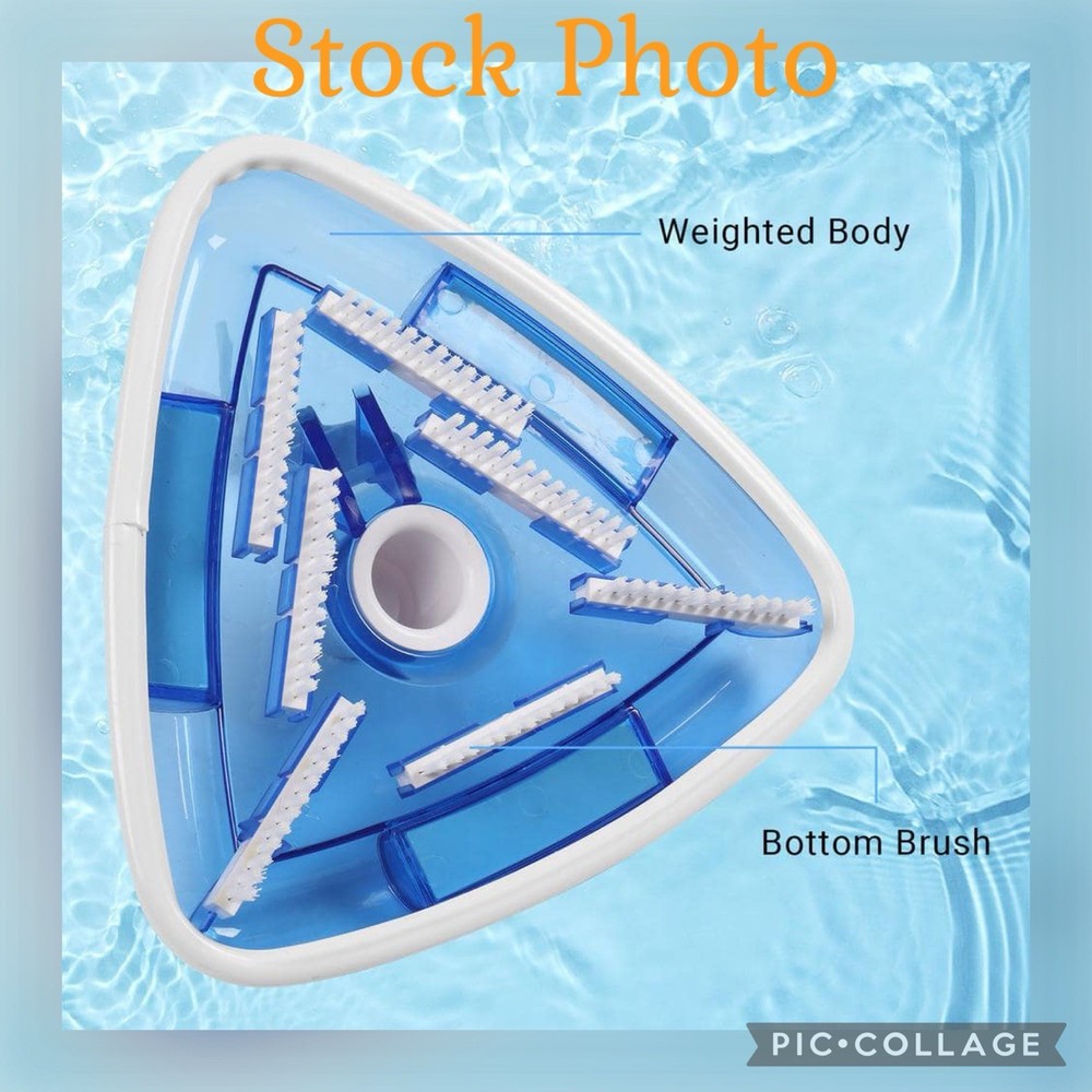 GA Pool Products Triangular Pool Vacuum Head – New Old Stock, Sealed Packaging