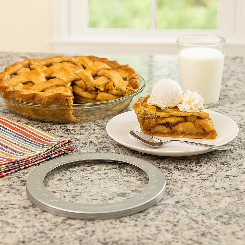 Mrs Anderson's 9 Inch Pie Crust Shield Baking Pan Protector Prevents Burning