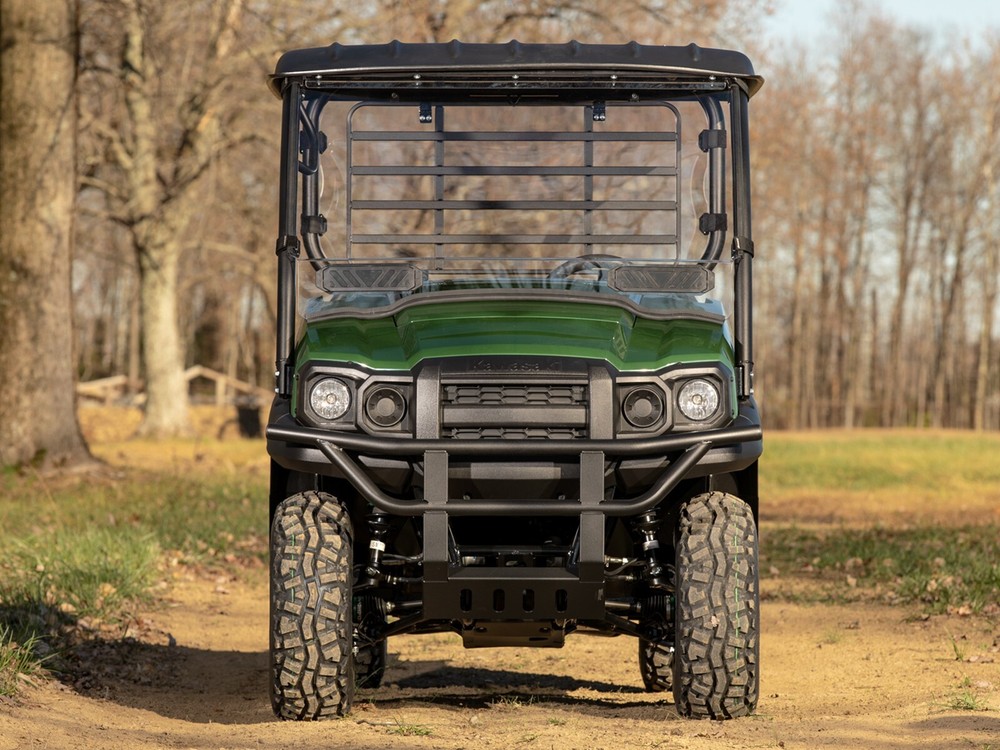 SuperATV Scratch Resistant Vented Full Windshield for Kawasaki Mule SX (2017+)