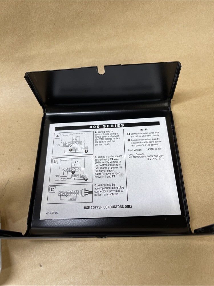 Hydrolevel Safgard Low Water Cut-Off Model 400