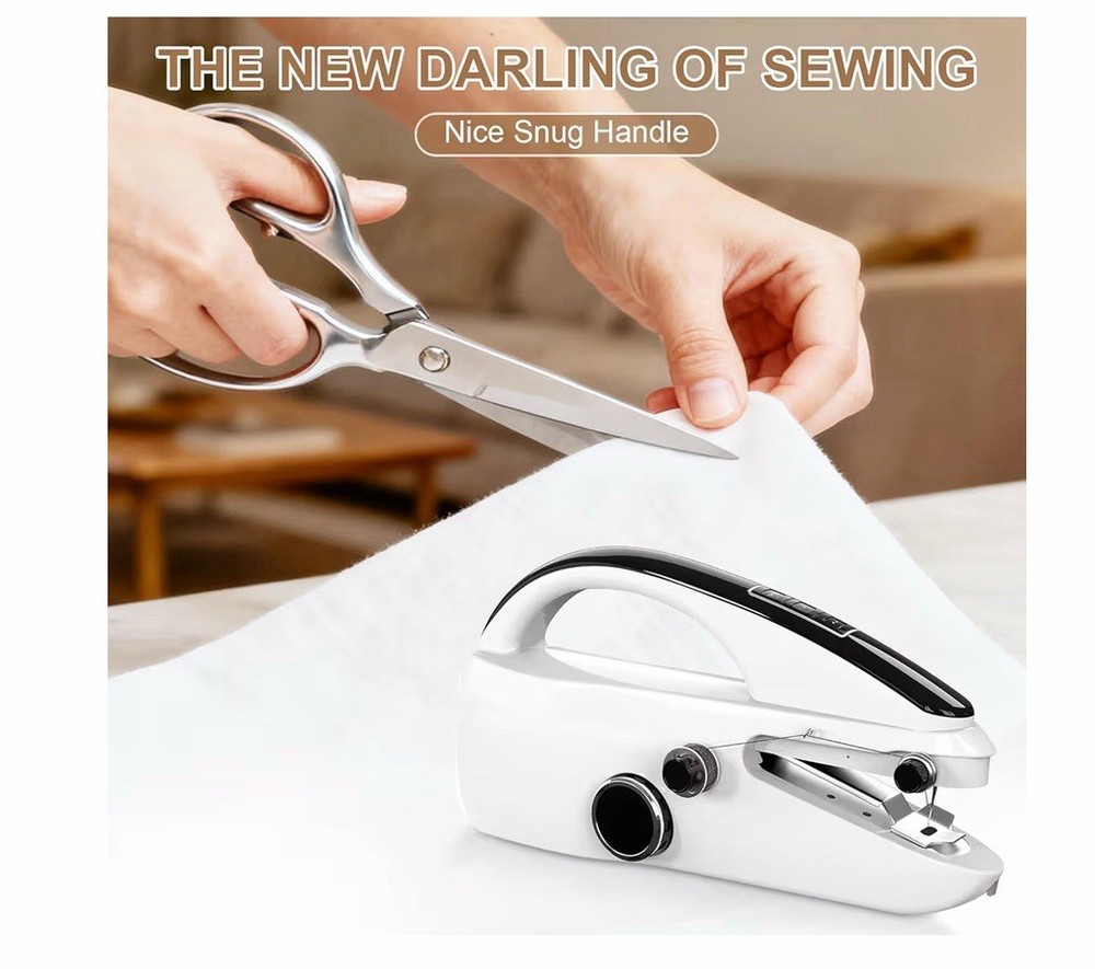 Hand Held Sewing Machine for Hemming: Two Speed Portable Mini Sewing Machine