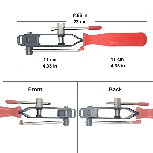 CV Boot Clamp Pliers CV Joint Ear Clamp Banding Tool with 12pcs Adjustable