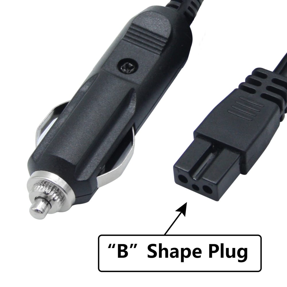 12V Car Cooler Plug Power Cable,Mini Fridge Cool Replacement Power Extension ...