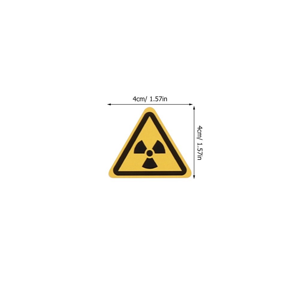 54 Pcs Warning Sign Laser Cautious Decals Do Not Touch Stickers