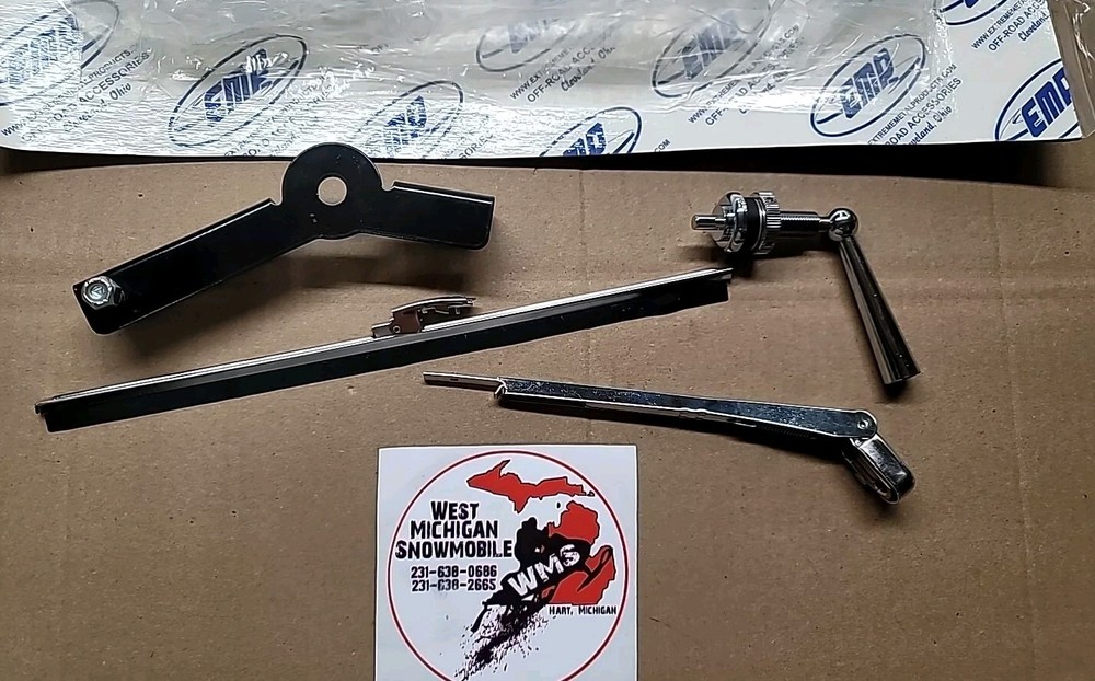 EMP UTV Windshield Wiper - Hand Operated For Hard Coat Poly Windshields. 12841