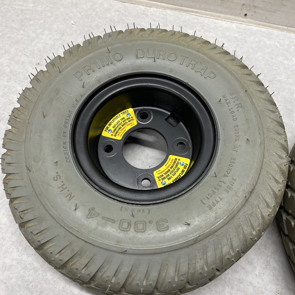 Jazzy Select Pride 2 Wheels with Hub Caps Solid Filled JAZ-15
