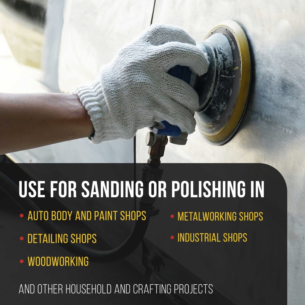 Dura-Gold Pro Series 5" Hook & Loop DA Sander Backing Plate Pad, Sanding