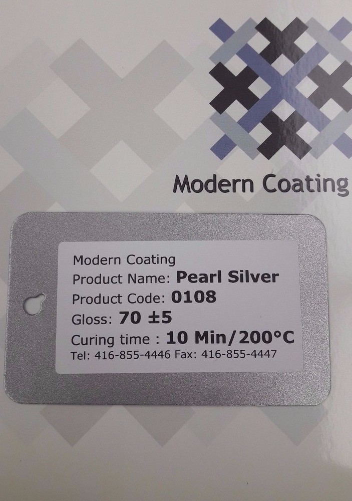 Metallic Silver Sparkle Powder coating paint / 1 LB