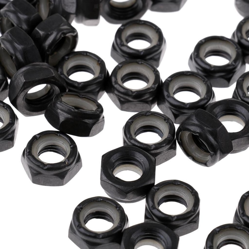 40PCS Axle Nuts, Nuts, for Skateboard Longboard
