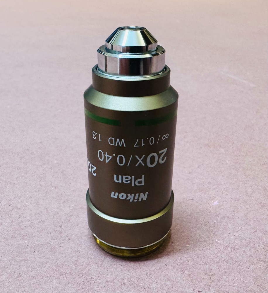 Nikon CFI Plan Achromat 20X/0.40 Microscope Objective Lens M25 Eclipse