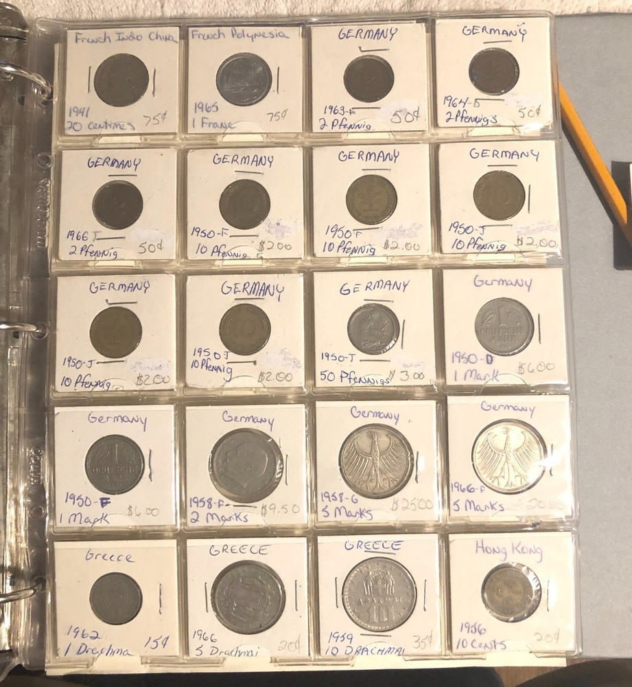 world coins lot bulk old