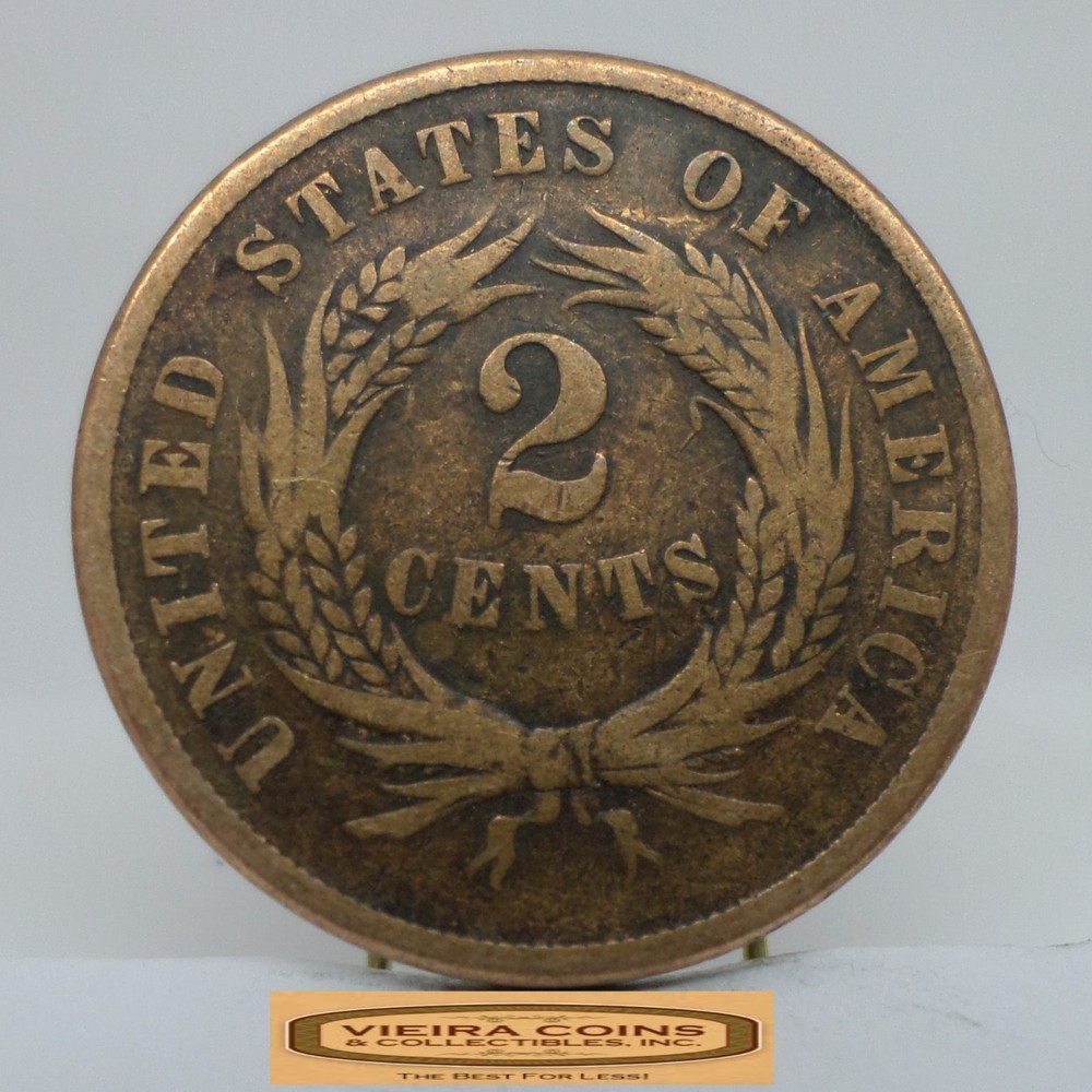 1865 Two-Cent Piece, 2 Cents Piece  - #C55672NQ