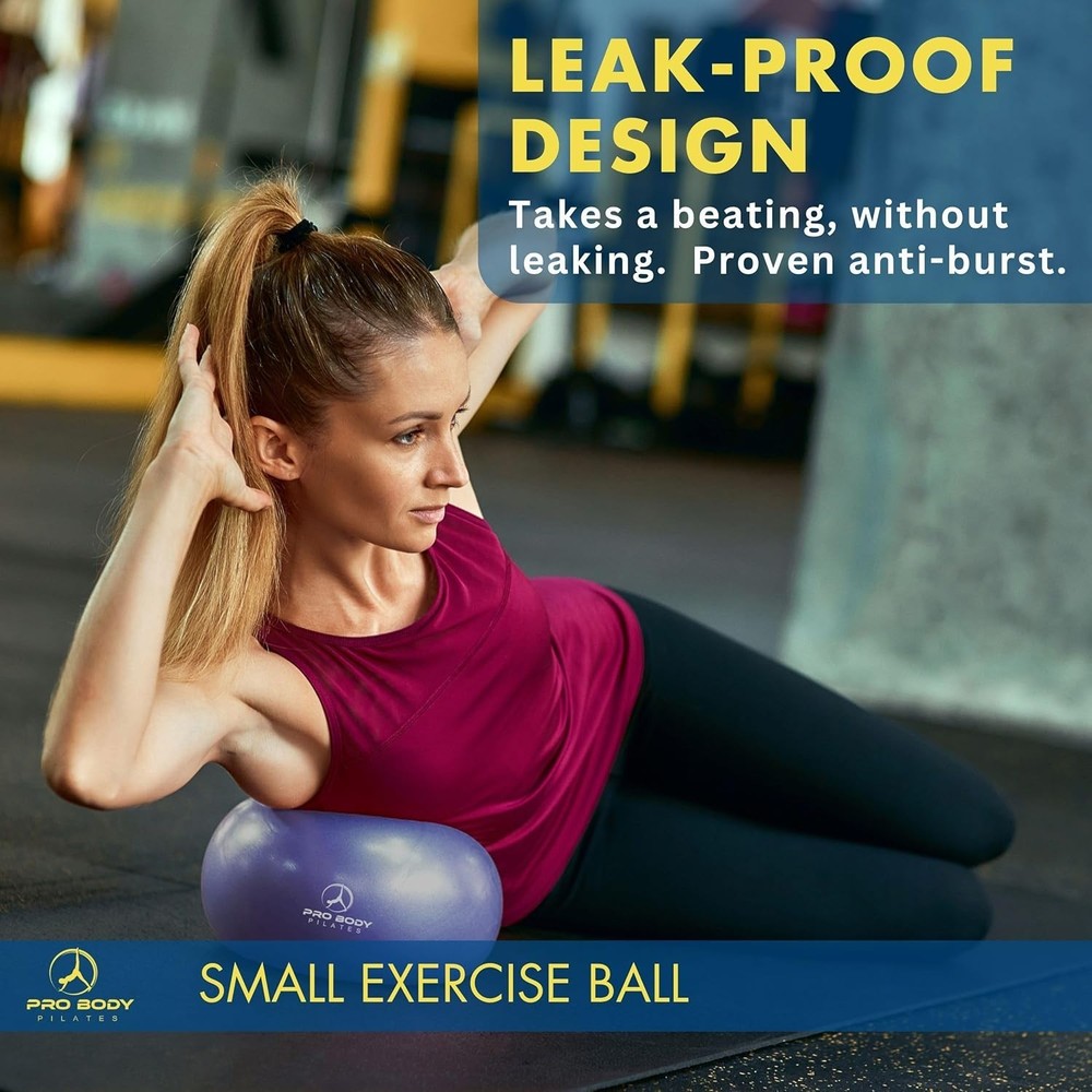 Versatile Small Exercise Ball with Pump for Core Strength & Posture Improvement