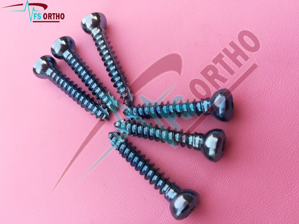 Corticales 3.5mm screws Titanium 96pcs