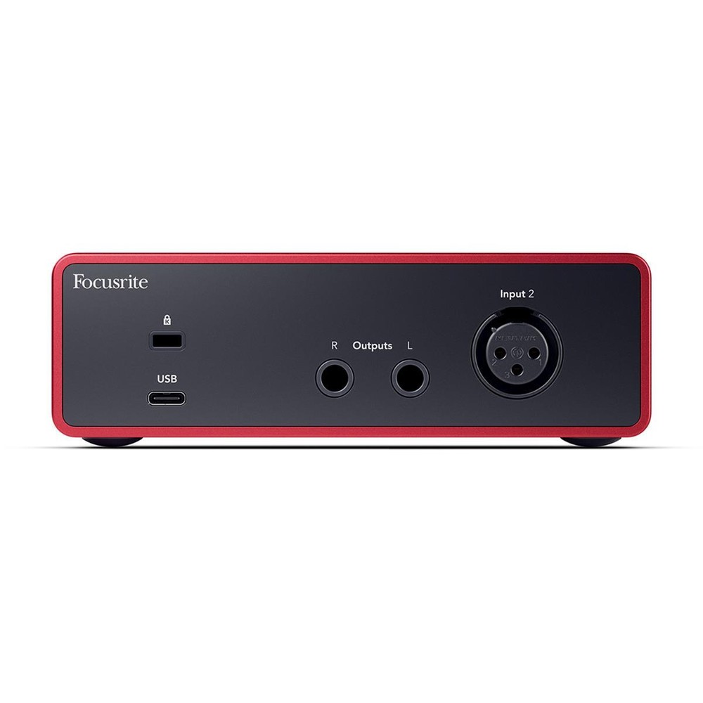 Focusrite Scarlett Solo 4th Gen USB Interface with Software Suite, Hard Case