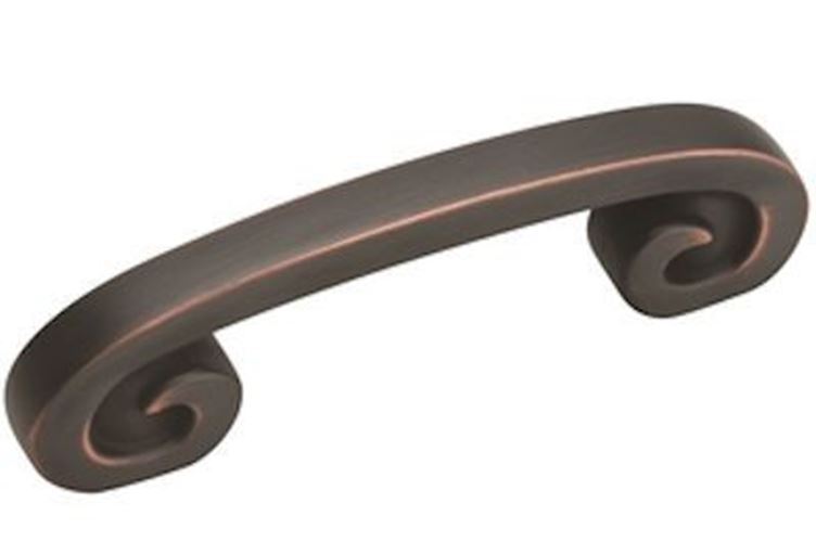3" Swirl'Z Cabinet Pull Oil Rubbed Bronze