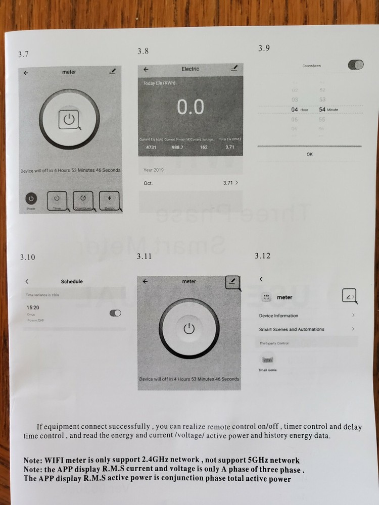 WiFi Electric meter kwh