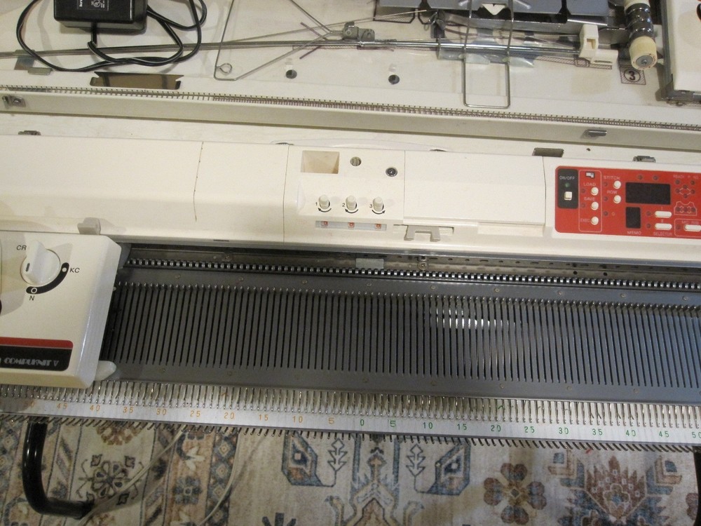 Knitking Compuknit V knitting machine, same as Brother KH965, VIDEO, NO TARIFF!