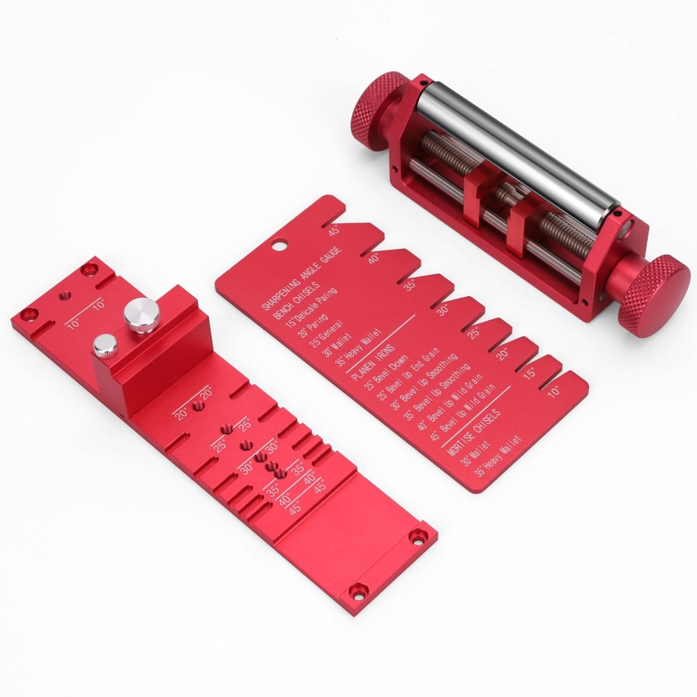 Chisel Sharpening Jig, Honing Guide for Woodworking Chisels and Planes Width ...