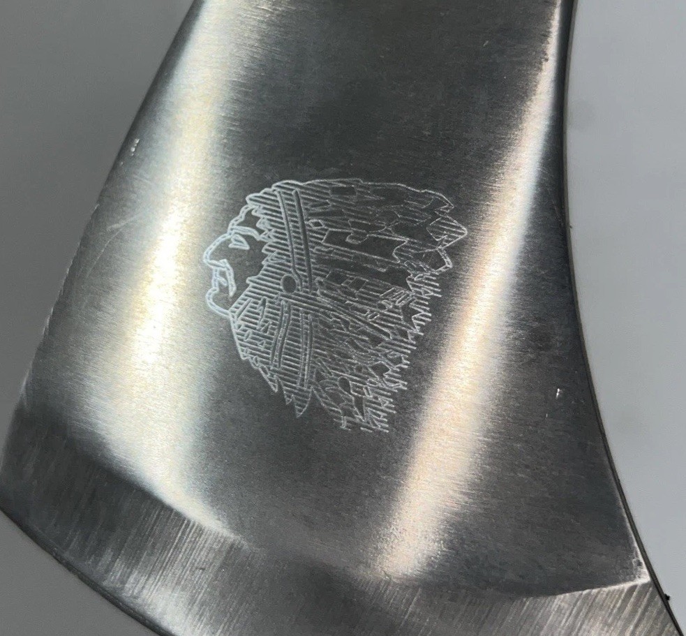 19" Chief Native American Tomahawk Hatchet Replica Axe Functional Peace Pipe