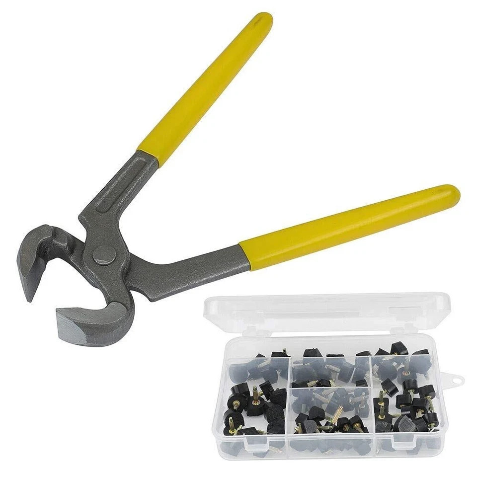 Heel Repair Plier and Replacement Tips for High Heels Includes Various Sizes