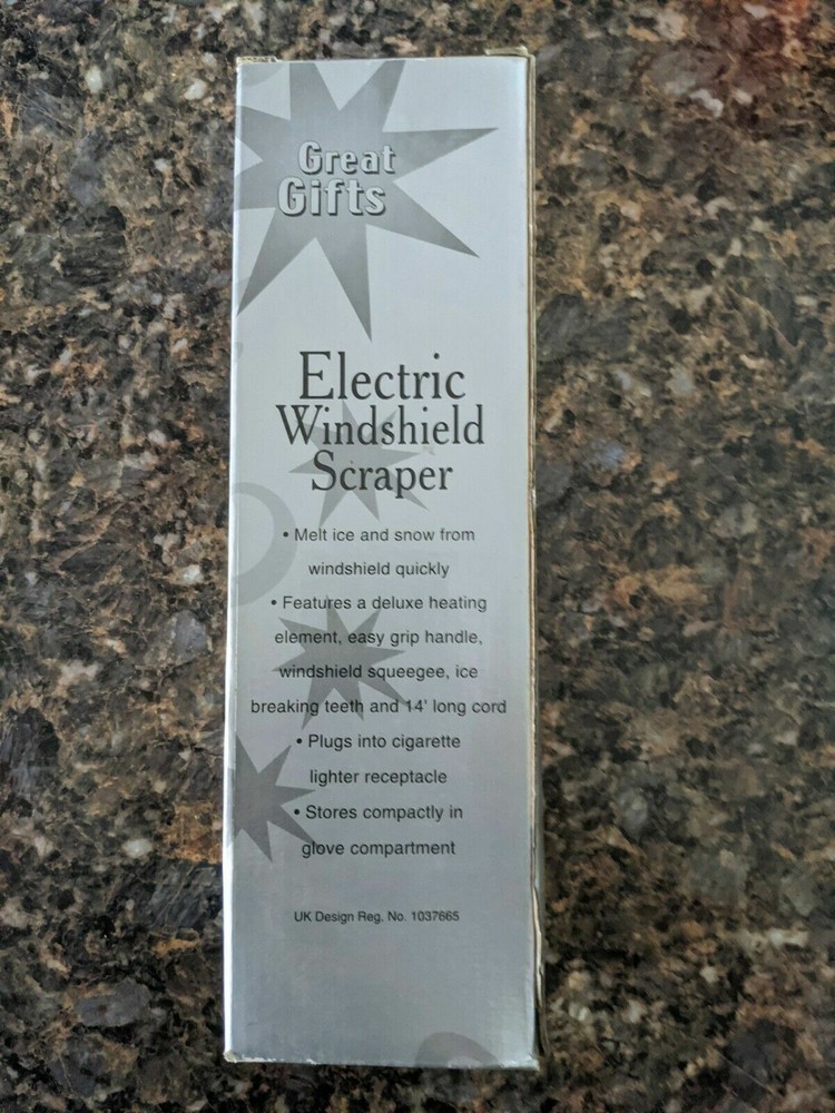 Electric Windshield Scraper MELT Ice Snow 14’ Cord Car Adapter NEW