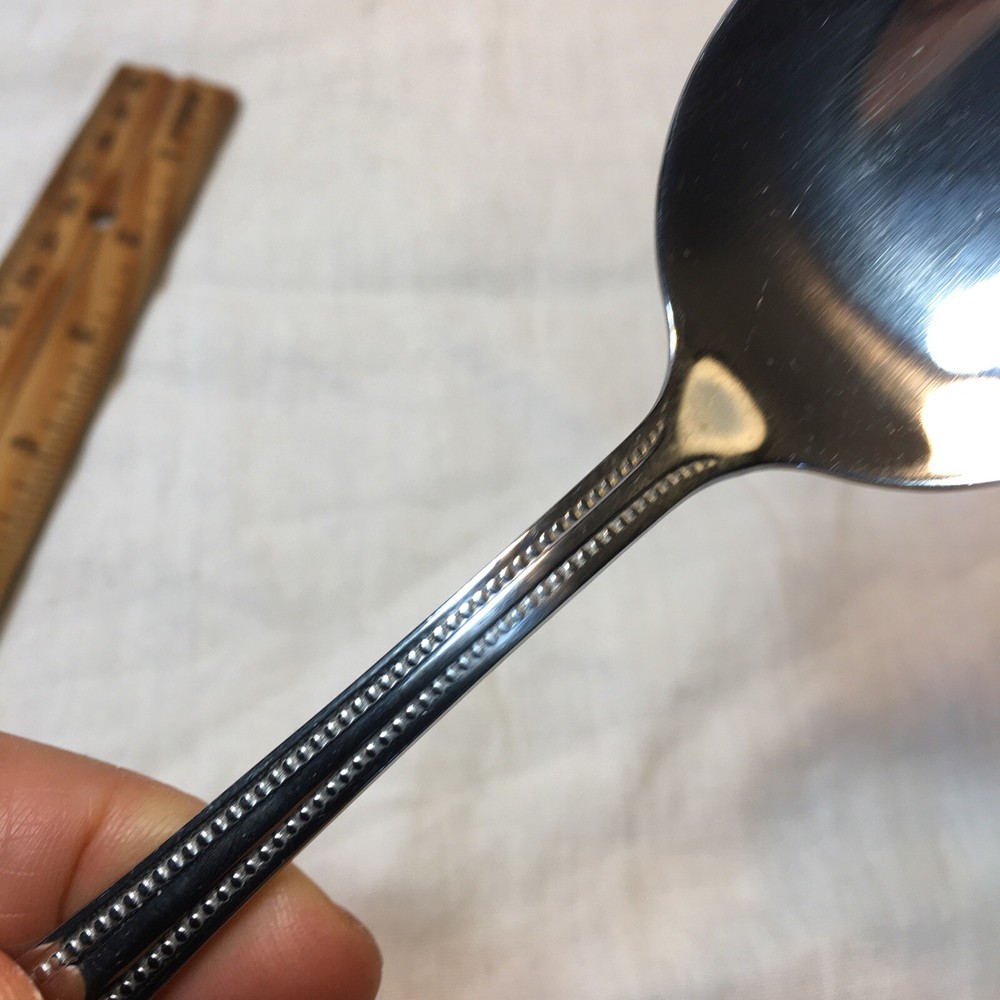 Banquet Stainless Spoon Beaded 8 1/8” Flatware