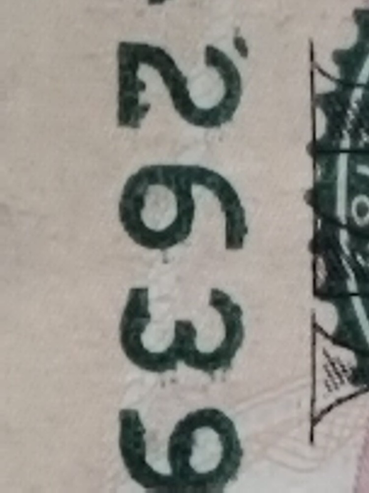 $10 2017A ERROR Over Inked BOTH Serial Numbers & Ink Transfer Reverse (Lot4055)