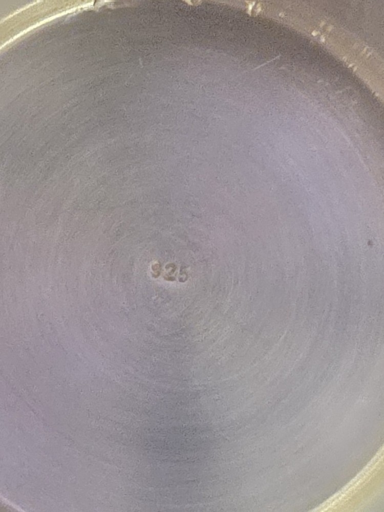 judaica sterling silver kiddush cup "TWL 5-5-96"