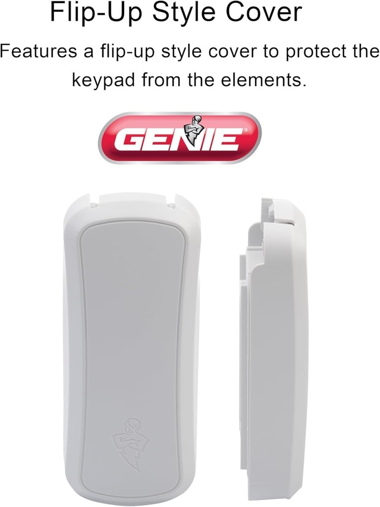 Intellicode Compatible Garage Door Wireless Keypad - Easy Access with Backlight