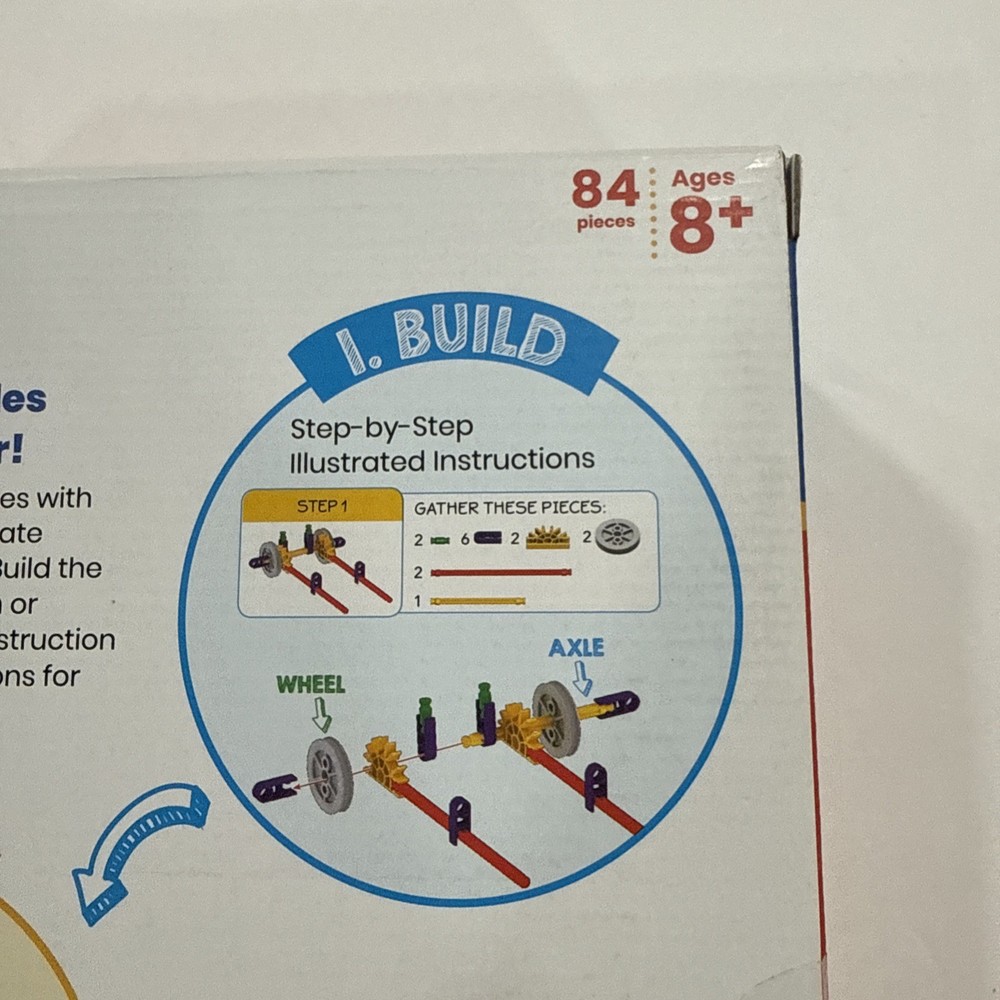 hand2mind Moving Creations with K'NEX Book/Building Kit STEM Science Complete