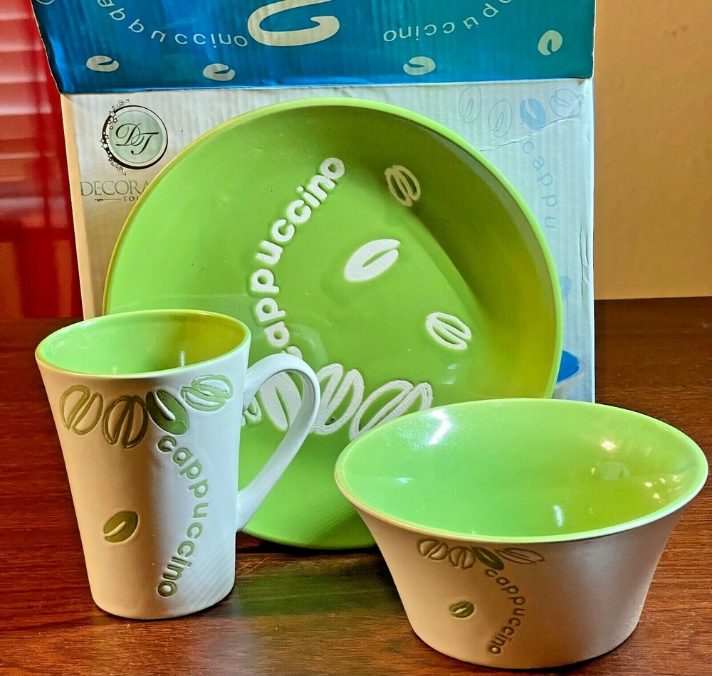 Decorating Touch 3 Pcs Dinnerware Set Fiesta colors