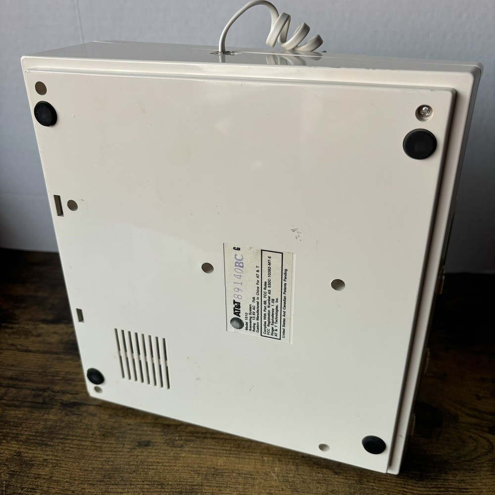 AT&T Model 1510 Answering System Retro 2-Way Programmable Office Phone - White