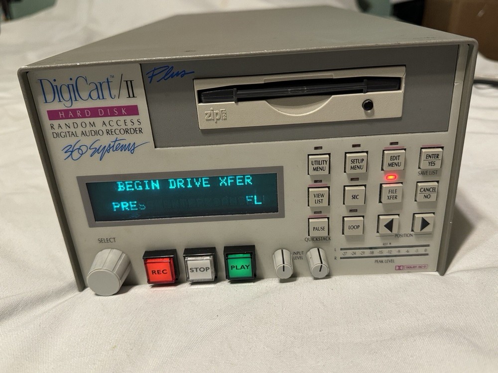 360 SYSTEM DIGICART/II DIGITAL AUDIO RECORDER COMPLETE