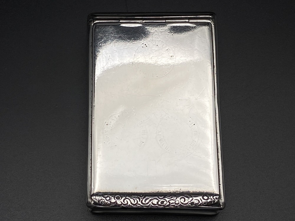 Antique Georgian Solid Silver Snuff Box 1810 Thropp & Taylor