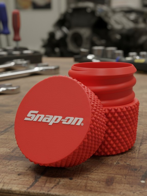 Snap-on Container – Threaded Screw & Parts Storage Box 3D Printed for Tools