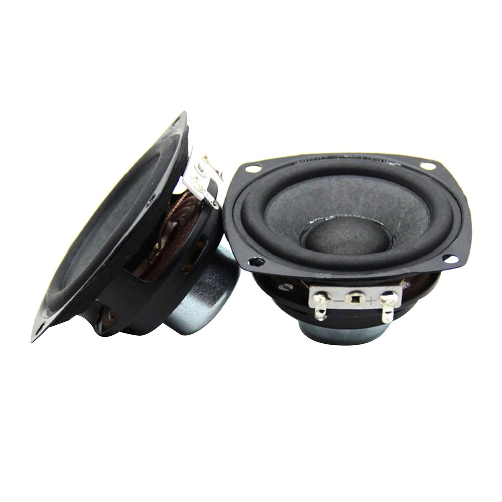 2PCS 25W 4Ω Speakers Full-Range Frequency Response High sensitivity&resolution