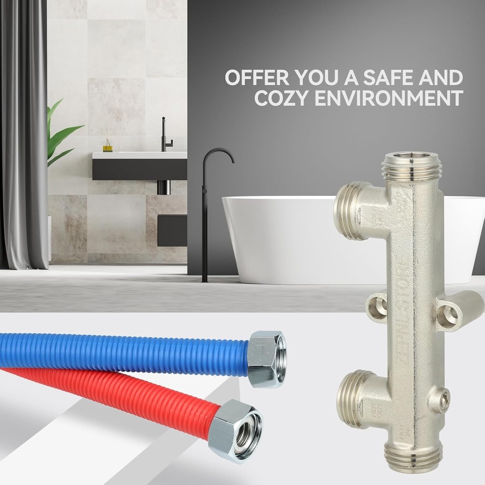 "Brass Sensor Valve for Hot Water Recirculating Pump, Replace Plastic Version"