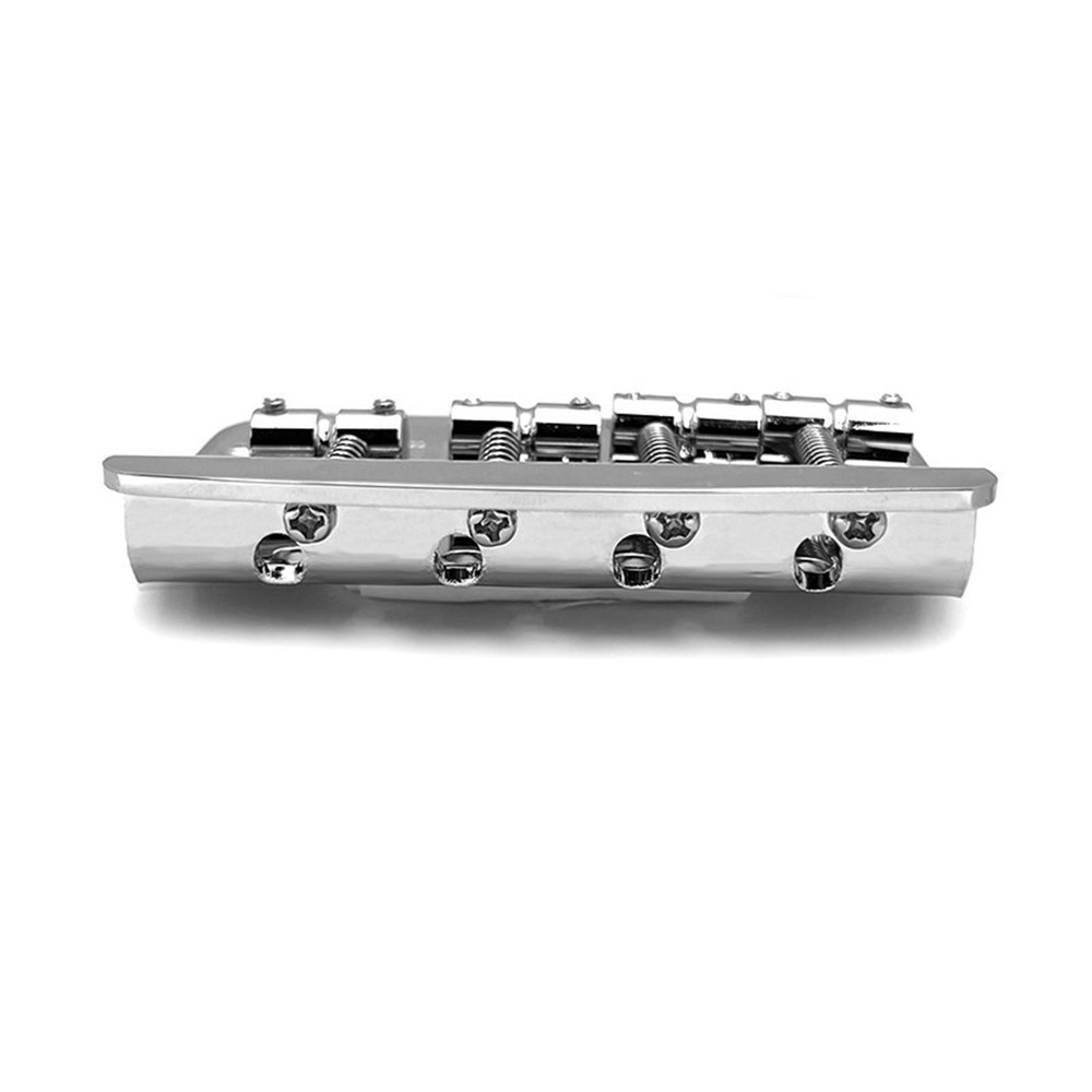 4 String Bass Guitar Bridge Component Directly Replace String Spacing 17.5mm