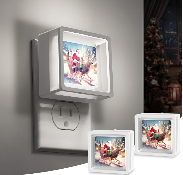 Night Light, Night Lights Plug into Wall, Nightlight with Light Sensors 2 Pack