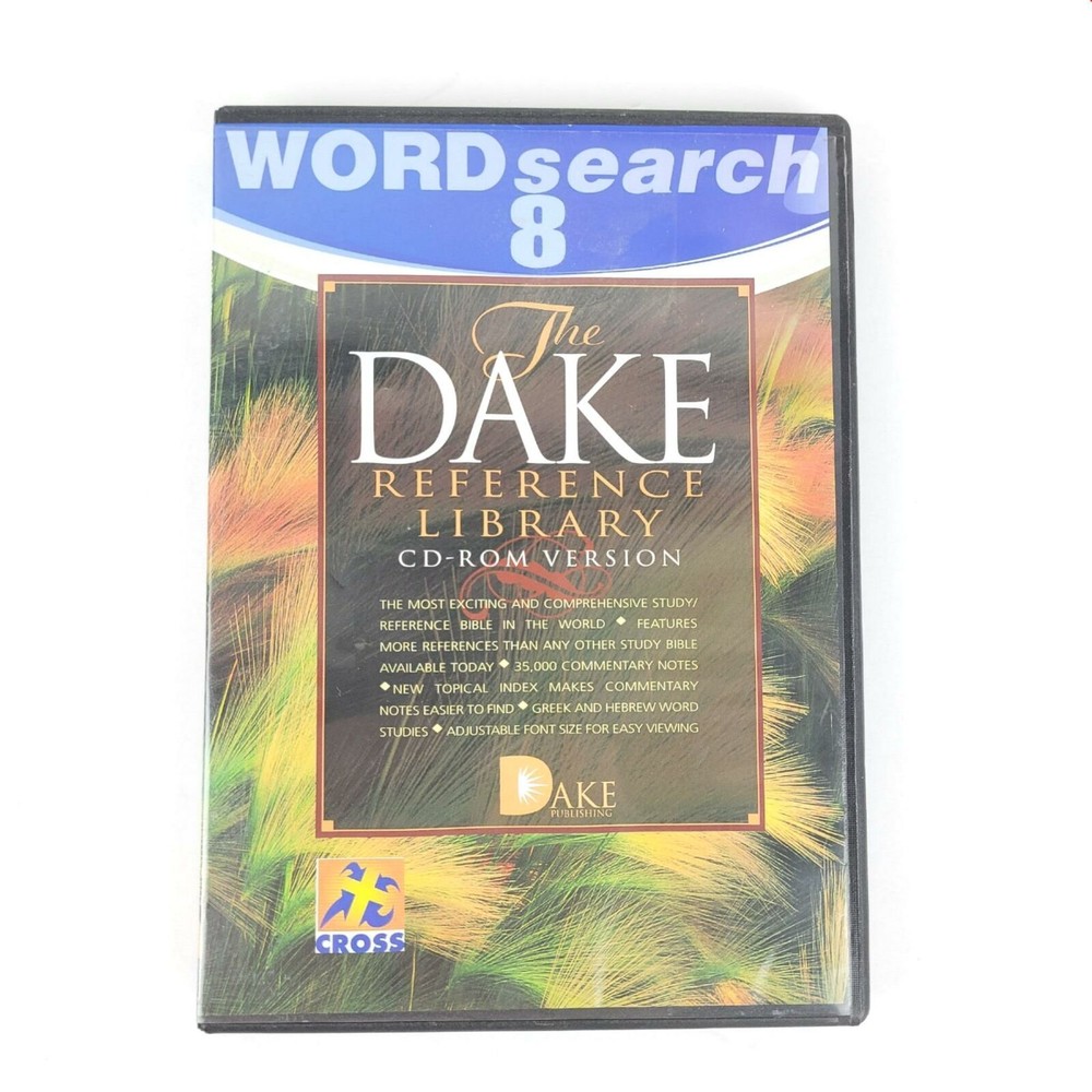 The Dake Reference Library CD-Rom Version - WORD search 8